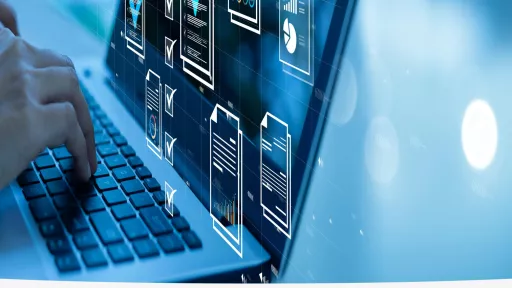 computer with symbols on it