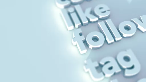 like, follow, tag words