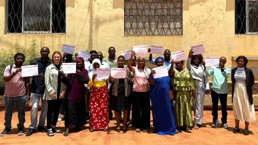 Women training Mozambique