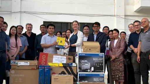 Land Management Project Laos (LMPL) - Handover of IT and Survey Equipment to Support Systematic Land Registration in Laos